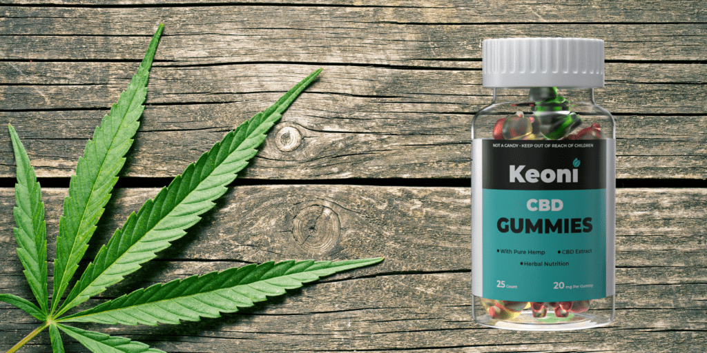 This picture shows Keoni CBD product which was promoted in this article.