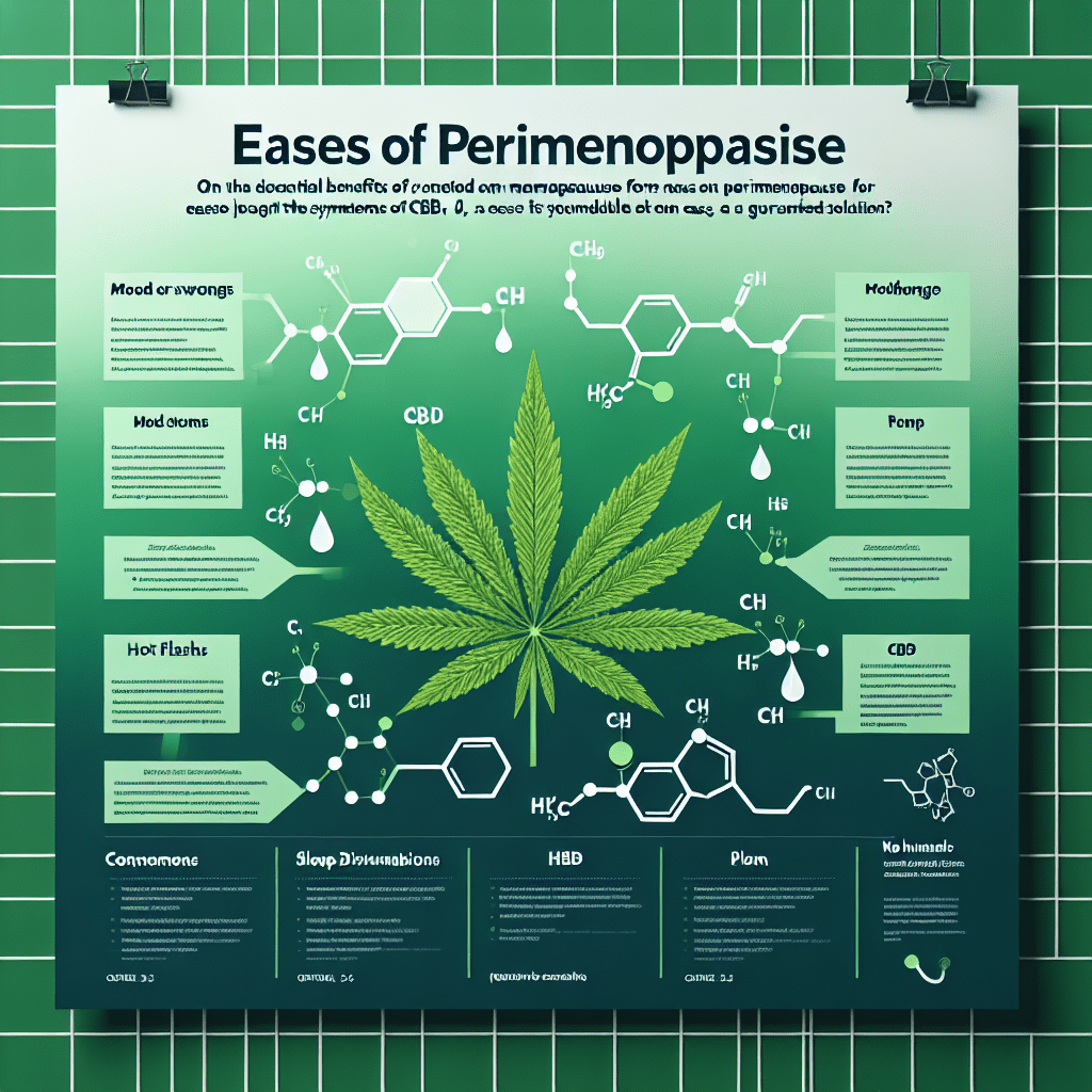 How CBD Can Help with Easing Symptoms of Perimenopause