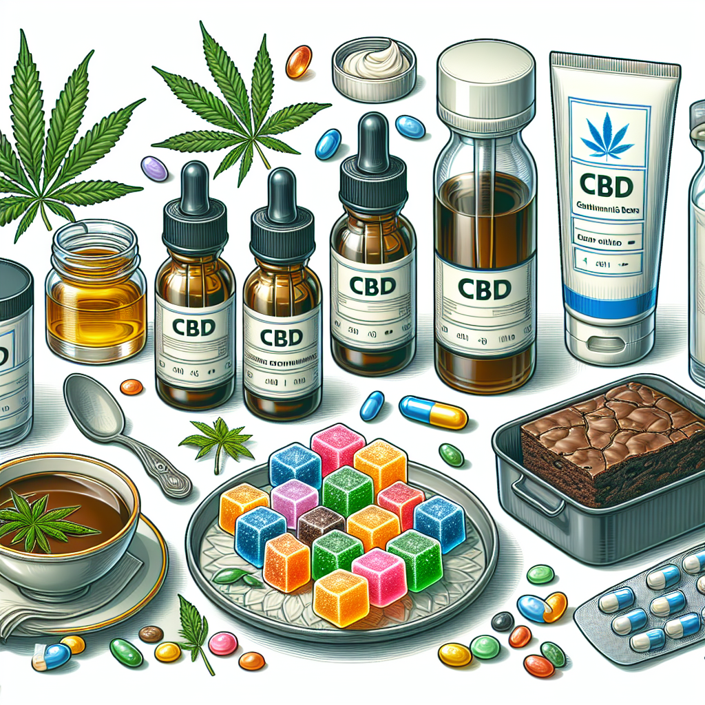 Different Types of CBD Products: Oils, Edibles, and More