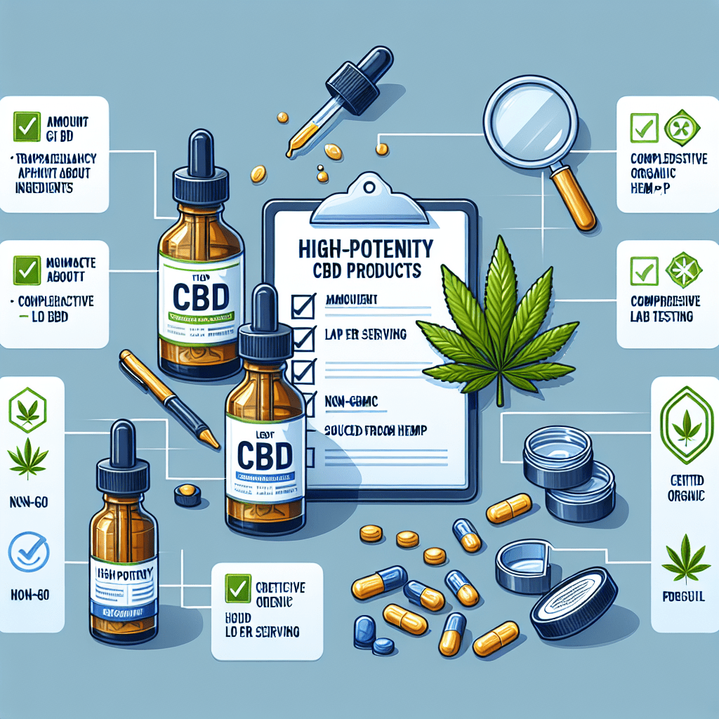 How to Identify High-Potency CBD Products