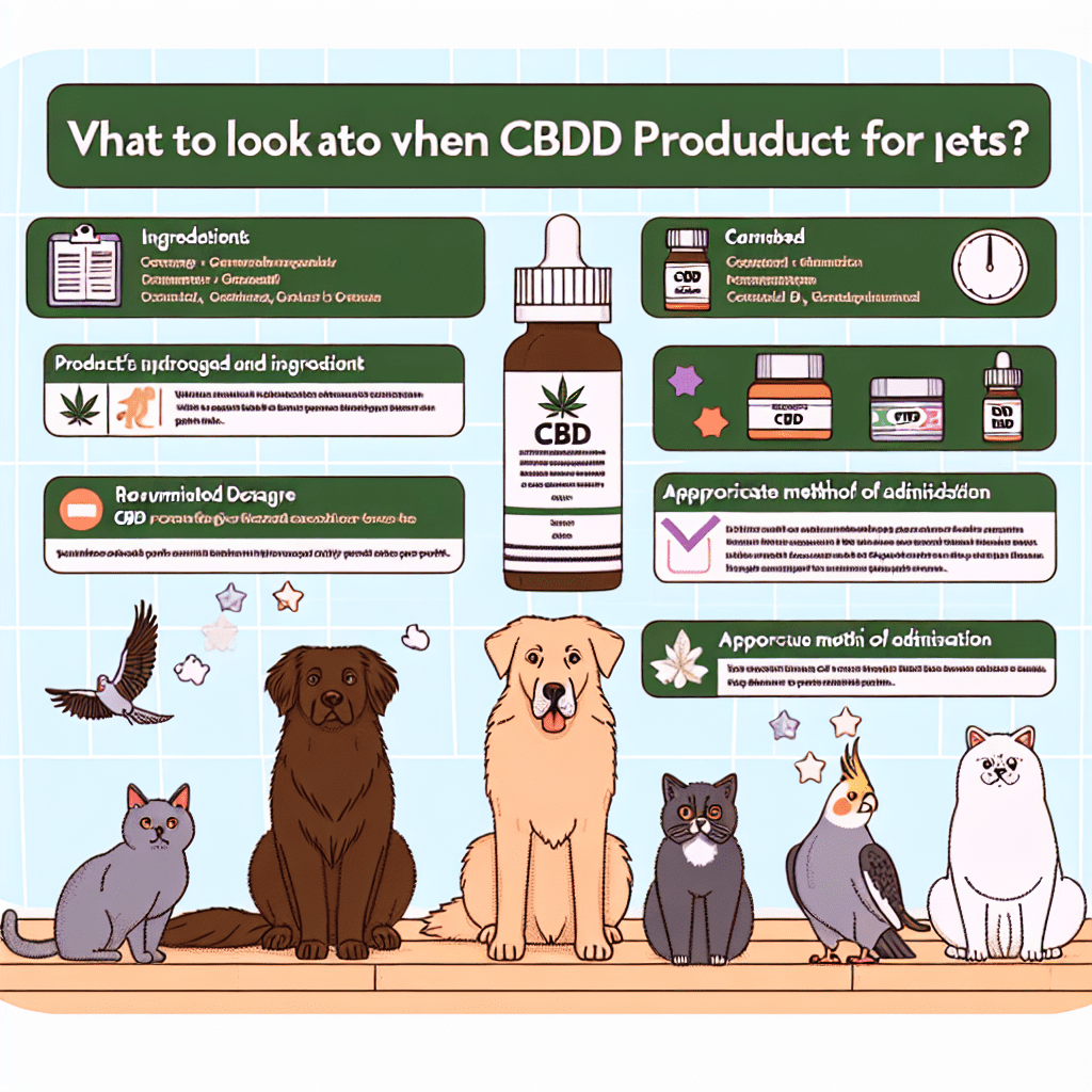 CBD for Pets: What to Look for in a Product