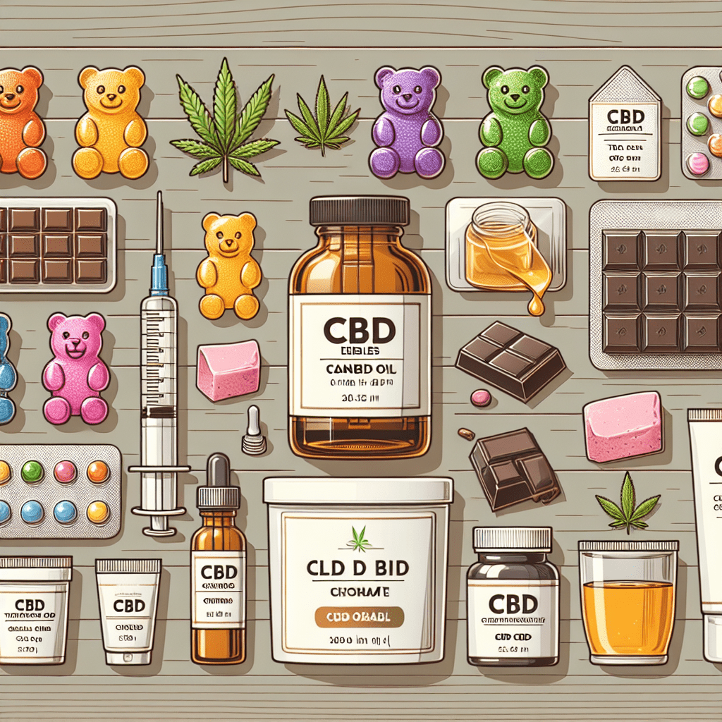 Different Types of CBD Products: Oils, Edibles, and More